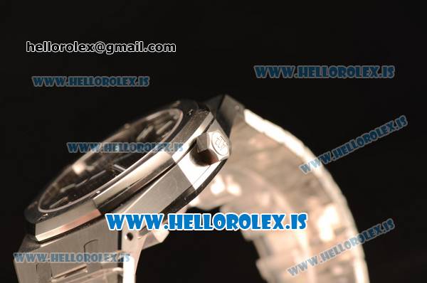 Audemars Piguet Royal Oak 41 4302 1:1 Clone Black Dial Steel Case and Bracelet - Click Image to Close